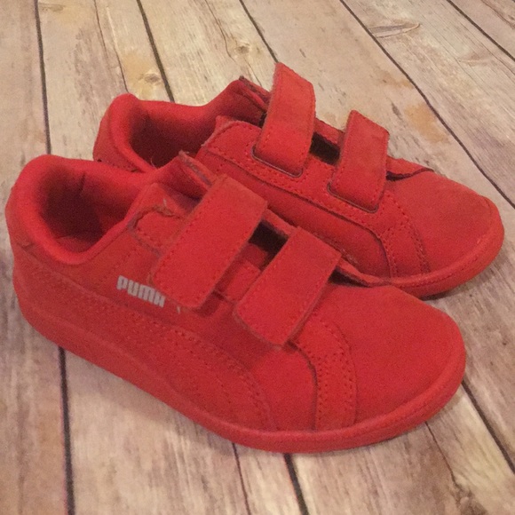 Puma Other - Puma Red Velcro strap sneaker